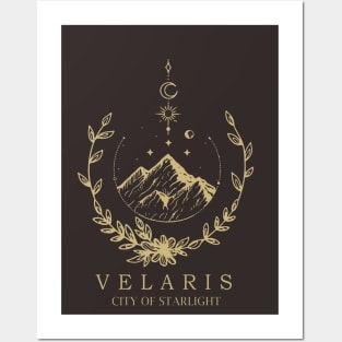 Gold Velaris Sweatshirt A Court of Thorns and Roses Sarah J Maas Hoodie Night Court Sweater Velaris City of Starlight SJM Posters and Art